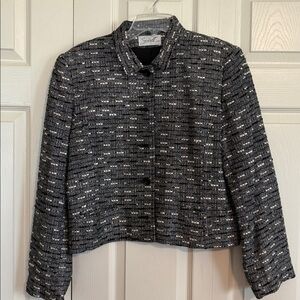 Sirree Women’s Black and White Tweed Jacket size M